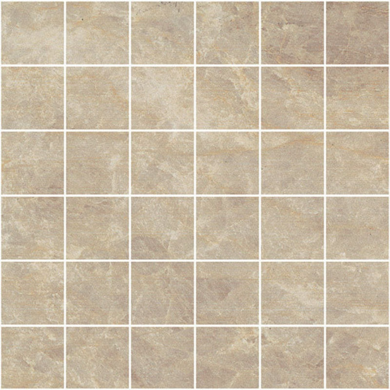 Carreau de mur et de plancher en porcelaine 2 po x 2 po, gris
