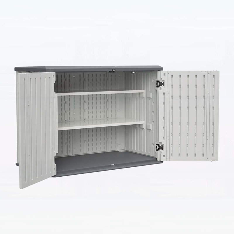 Armoire de rangement horizontale avec tablette amovible