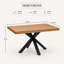 Metal Base Dining Table