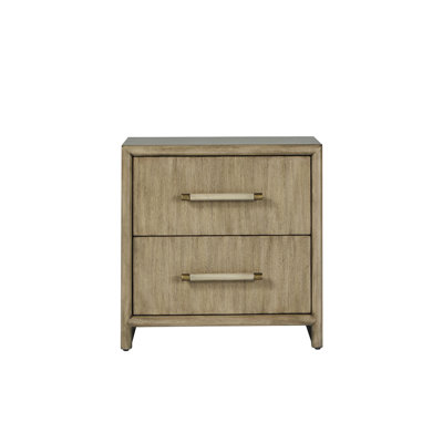Cashion 2-Drawer Nightstand - Nutmeg