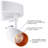9.84'' 3 -Light Fixed Track Track Kit with Dimmable-108052095