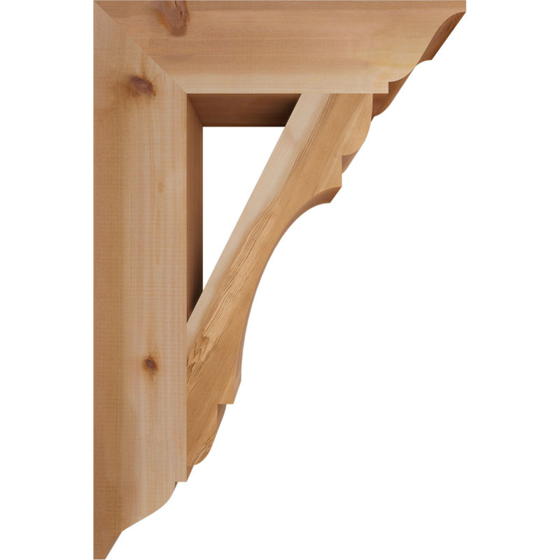 Support olympique traditionnel, H 36 po x l 5,5 po x P 24 po, Cèdre rouge de l'Ouest (lisse)