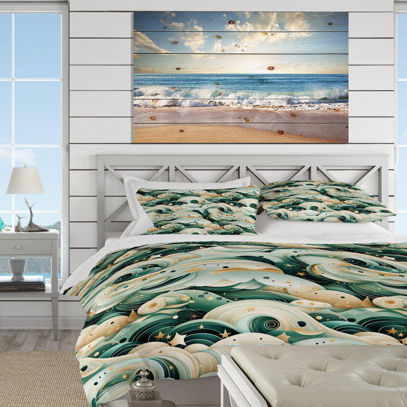 Literie Coastal, Housse de couette pour très grand lit et 2 très