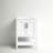 Scottsbluff 24 " W Freestanding Standard 1 Single Vanity Bathroom Vanity With Engineered Marble Top-847921366