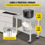 Table de travail en acier inoxydable 89 x 61 x 84 cm, capacité de charge de 136 kg, 4 roues, 3 hauteurs réglables, table de préparation alimentaire robuste pour cuisines professionnelles et restaurants, argent-62288015