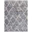 Tapis gris / bleu en laine noué à la main Moroccan-106953602