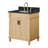 Londa Double Sink Bath Vanity In Natural Wood Finish With Black Carrara Quartz Top-1266096228