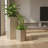 Hexagon Column Planter SM - Ash Brown-1029708482-1029708485