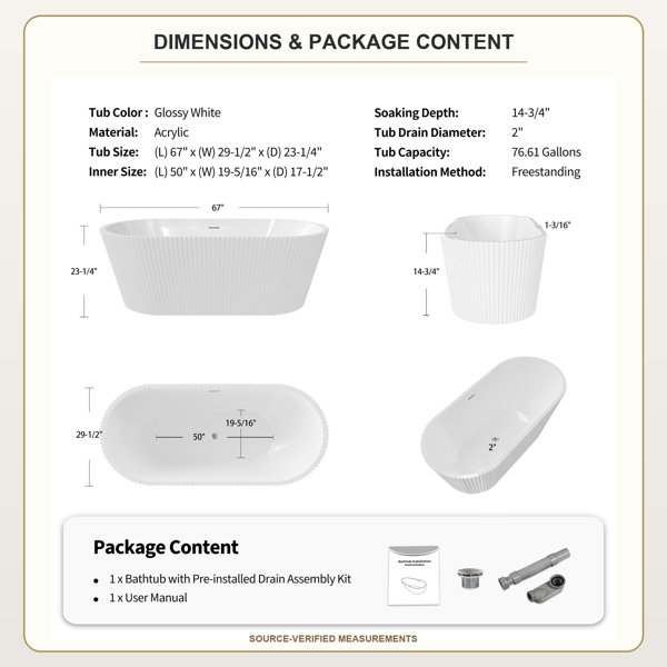 Dimensions du produit