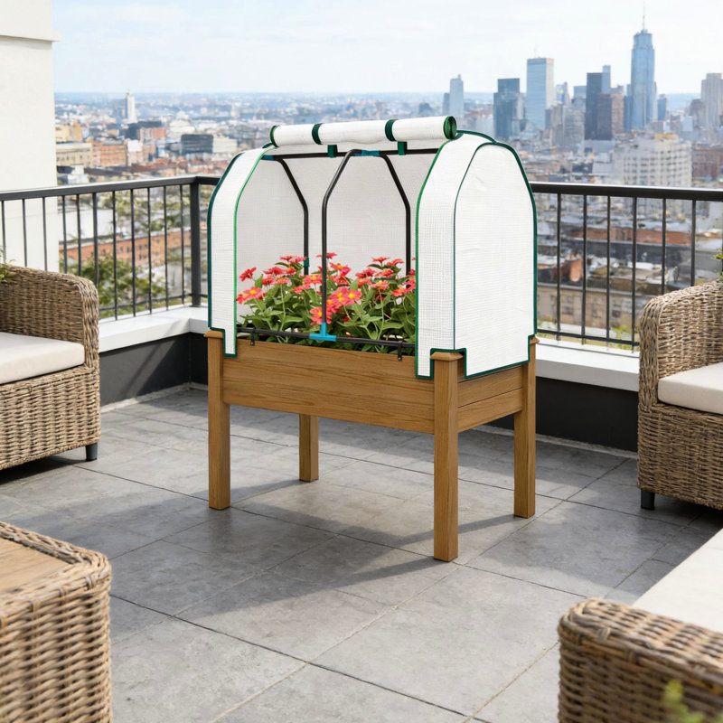 Outdoor Planter Box,Raised Garden Bed