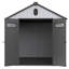 Remise de rangement en plastique 8 * 10Ft pour le grand jardin