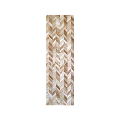Denfield Cowhide Chevron Indoor Rug