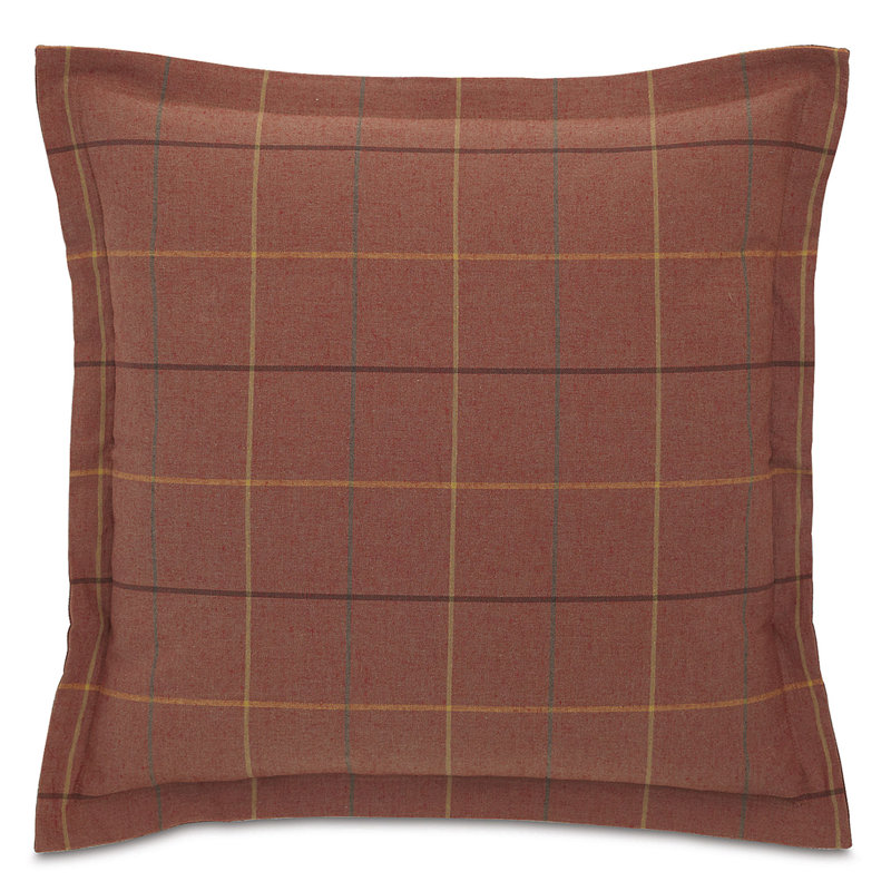 Housse et insert de coussin carré Chalet, Rouge,  Bliss Blend