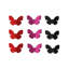 Embrasse de papillon en acrylique avec aimant-61691454