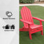 Chaise Adirondack pliante en résine alanson-1818327380