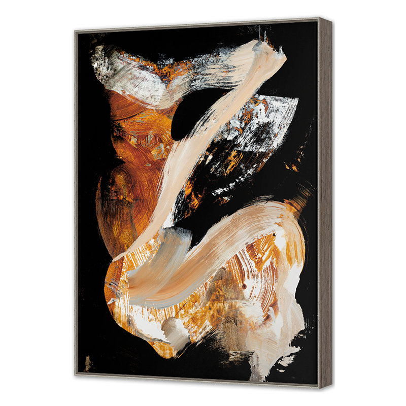 Bonfire 2 Print by Ngo, PC, Gray Floater Framed