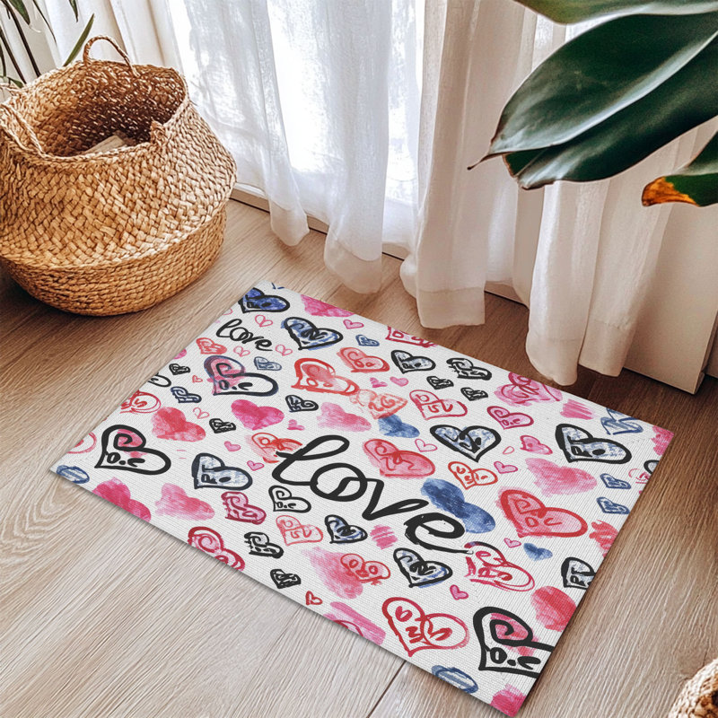 Tapis tressé Cupid’s Love, Rectangulaire 3 pi x 5 pi