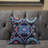 Bohemian Mandala Vector Outdoor Pillow Ikat Outdoor Reversible Throw Pillow-306591949