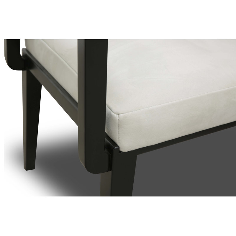 Flute Leather Arm Chair