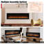Metro Lane Black Electric Fireplace-399296091