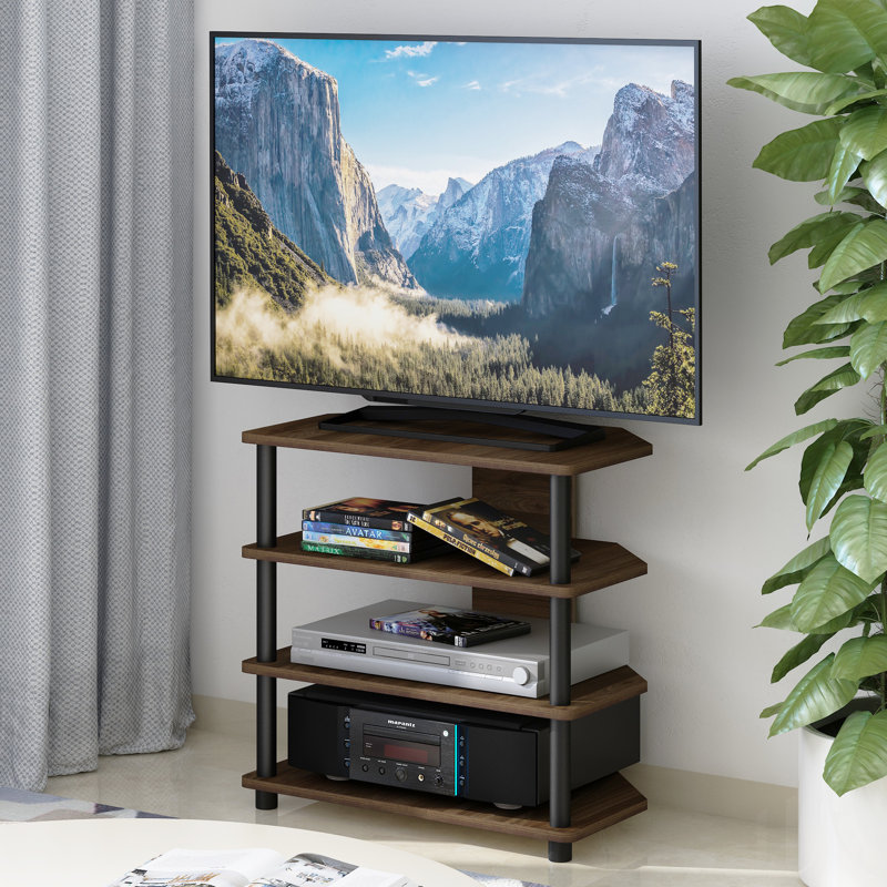 Asid TV Stand for TVs up to 24", Columbia Walnut