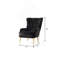 Chaise moderne en noir-64769127