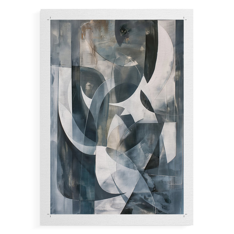 Série ABSTRACT CDL XXXV - Impression sur toile seulement - NON-CADRE, H 18 po x l 12 po