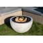 Round Polyresin Wood Burning Smokeless