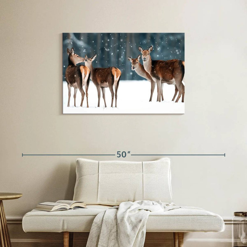 Cerf des neiges femme Brampt, H 24 po x l 36 po