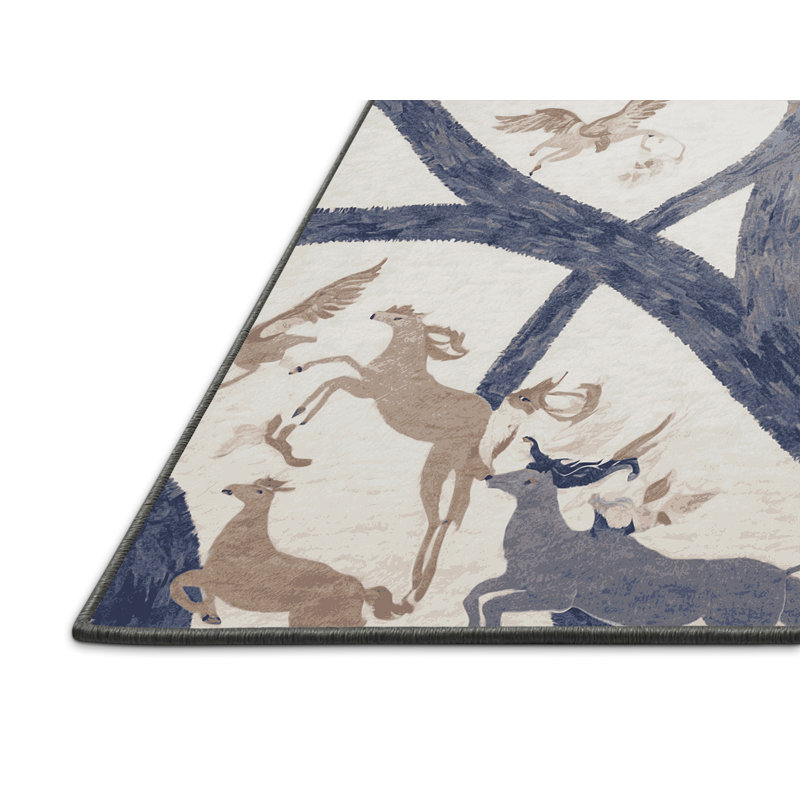 Tapis gris soyeux et moelleux, Rectangle 5 pi x 7 pi