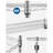 Maichin 48'' W Metal Height -Adjustable Shelving Unit with Wheels