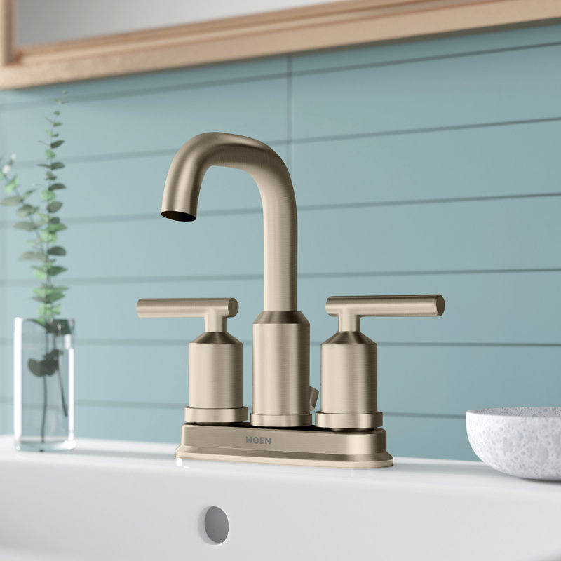 Robinet de salle de bain Gibson, Nickel brossé