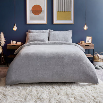 Silentnight Cosy Teddy Fleece Duvet Set