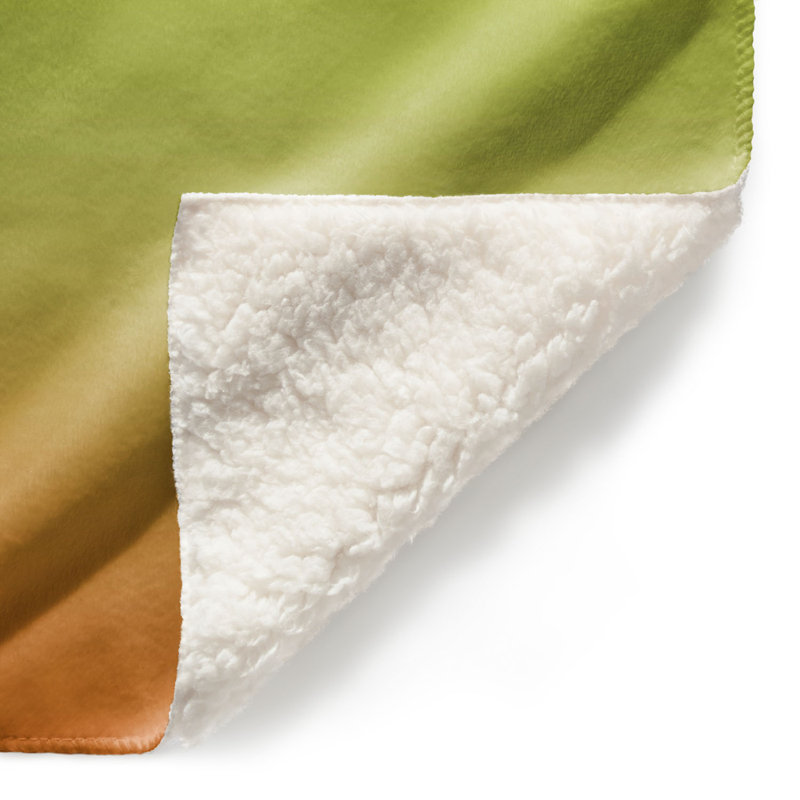 Jeté Sienna, l 68 po x L 80 po, Orange / Vert / Jaune