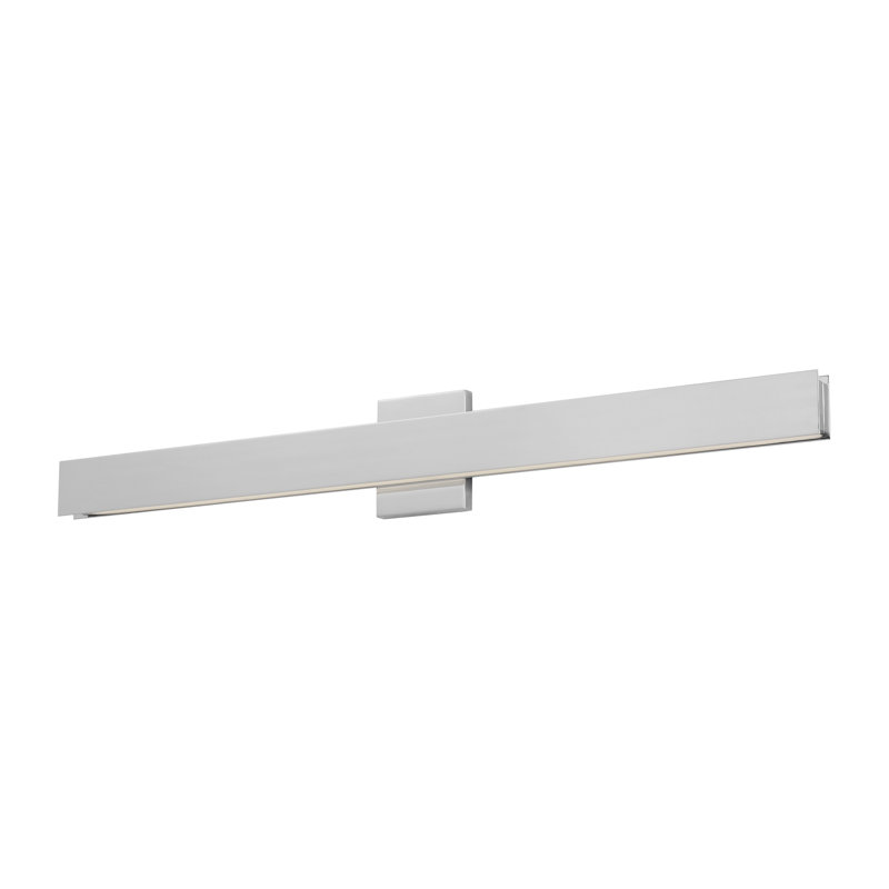 Bau 1 - Light LED Bath Bar, Polished Nickel