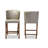 Yaeli Upholstered Counter Stool with Solid Wood Frame