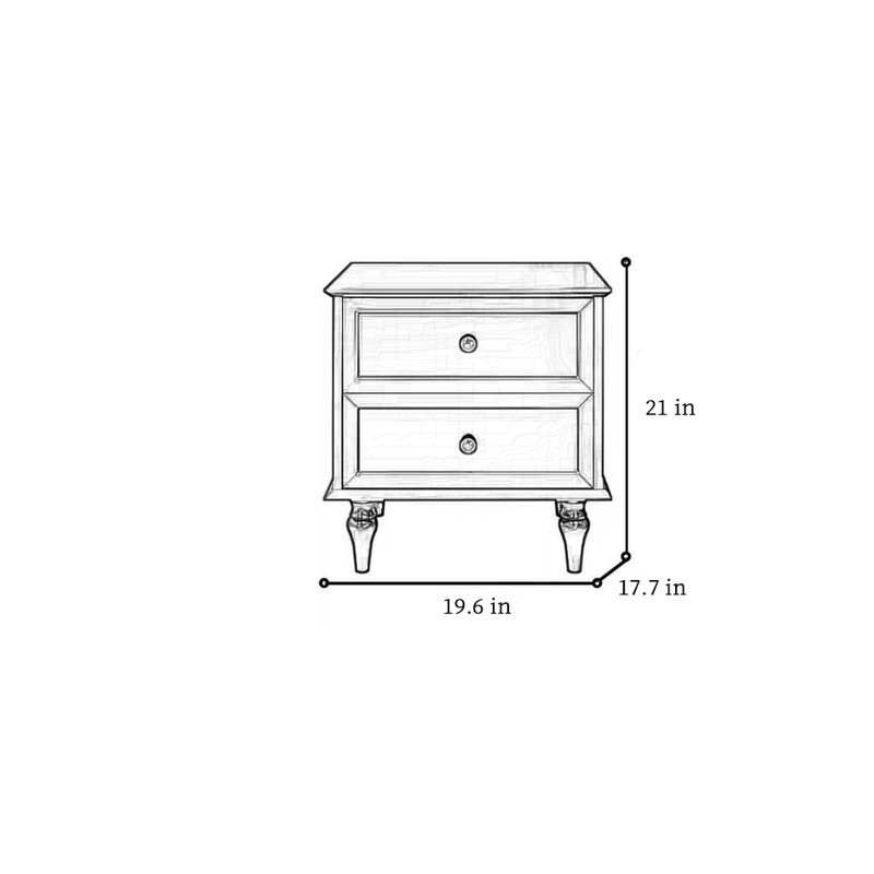 Black Bedside Storage Premium
