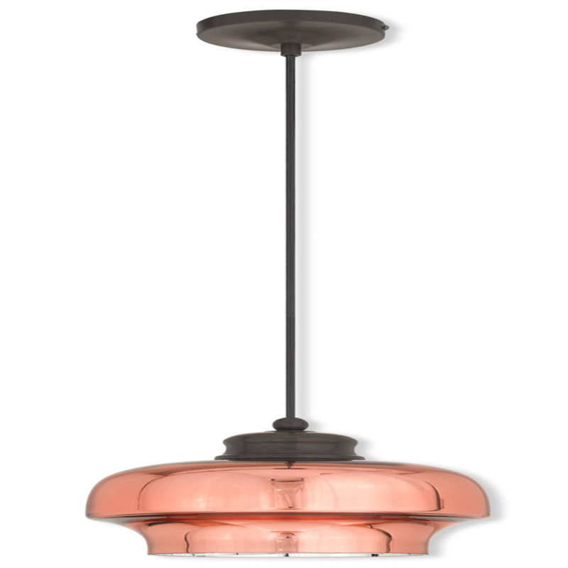 Luminaire suspendu en forme de dôme à 1 lumière Waris