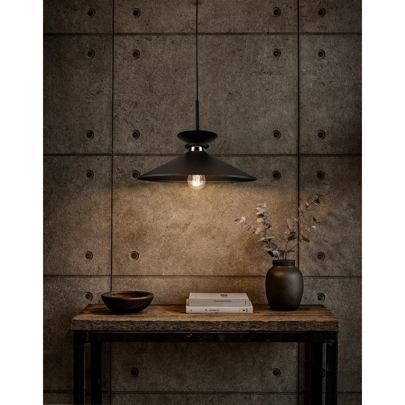 1 - Light Pendant, Black