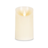 Flameless Wax Pillar Candle with Fire Glow Tip, 3"x4"