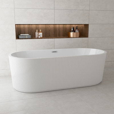 Sedona Casainc Freestanding Soaking Acrylic Bathtub