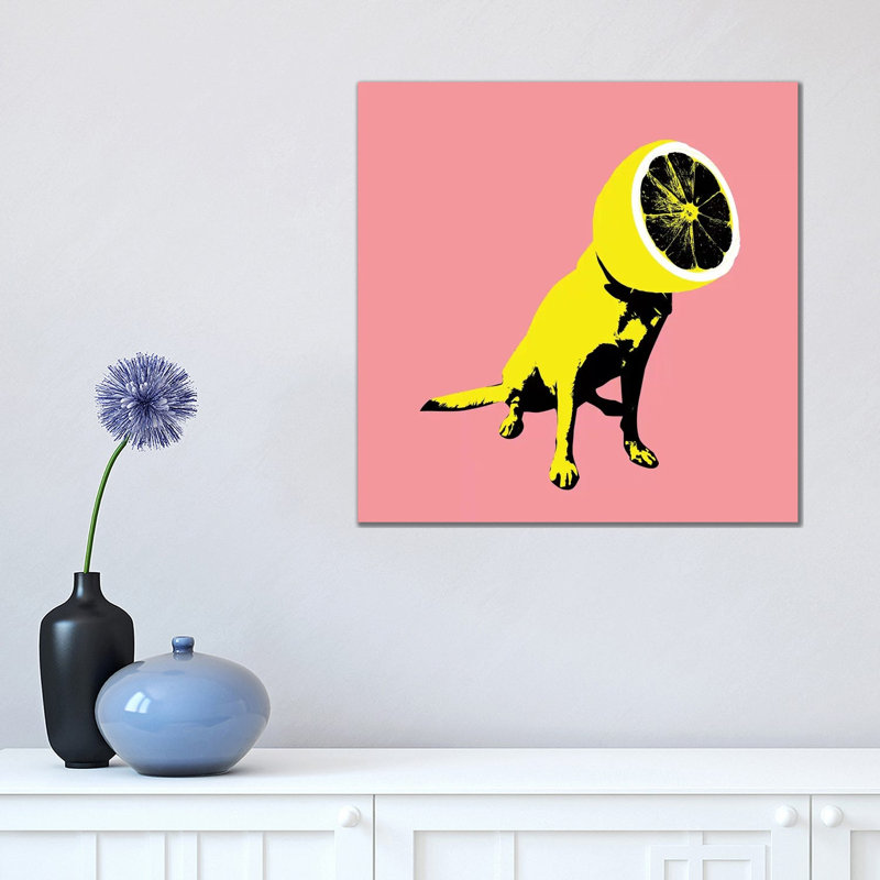 Lemon by Ali Gulec - Wrapped Canvas Gallery-Wrapped Canvas Giclée, 45.72 cm H x 45.72 cm W x 1.91 cm D