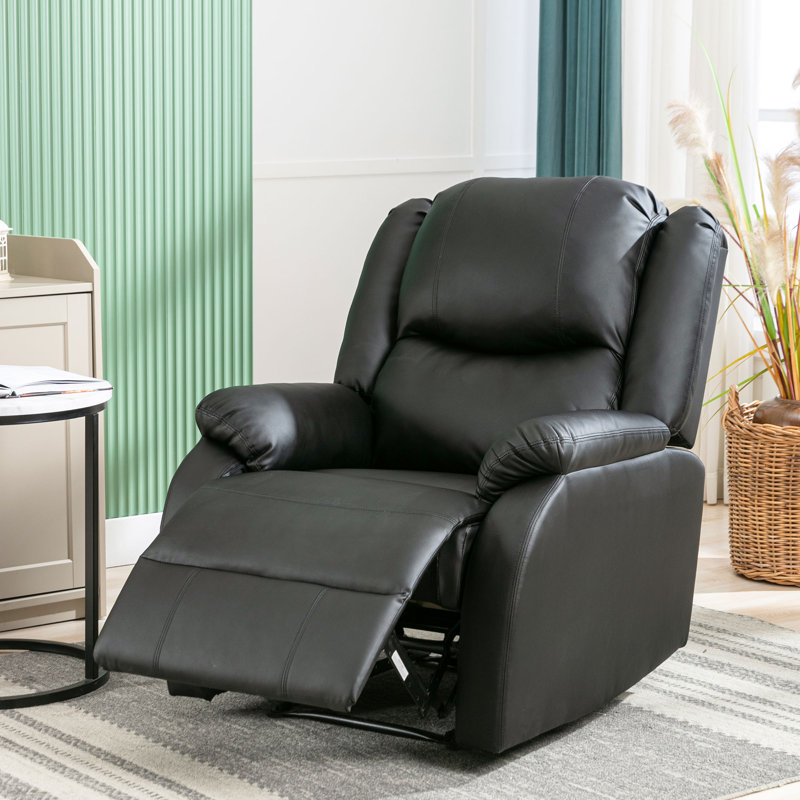 80.00 cm Wide Faux Leather Recliner