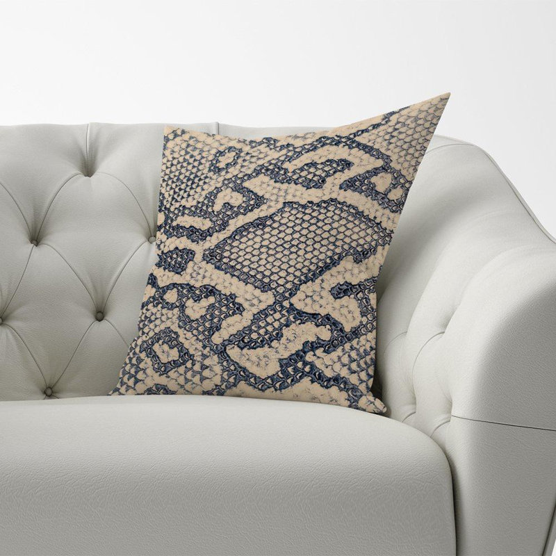 Sturgill SNAKE SKIN Animal Print Square Throw Cushion