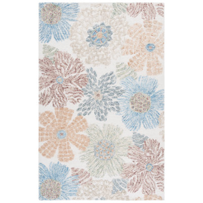 Jardin 466 Hand Tufted 80% Wool; 20% Cotton Floral Rug