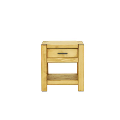 Mccourt 45cm W Solid Wood Bedside Table