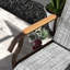 Banc oscillant d'extérieur pour 2 personnes Outsunny