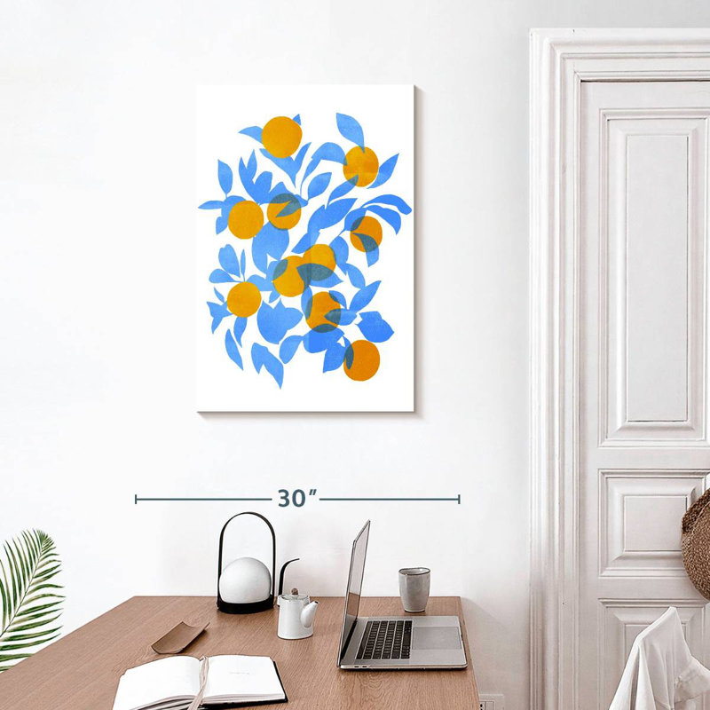 Yarlin Bright Tangerines I, 30" H x 20" W