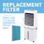 Refroidisseur par évaporation portable Perfect Aire de 500 pieds carrés 560 CFM