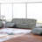 Smoke Fur Like Corduroy 2Pc Motion Sofa Set - Sofa & Loveseat With Console, Reclining Function-1987578658